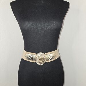 Elegant Gold Buckle Women's Belt